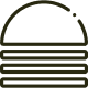 Decorative half circle